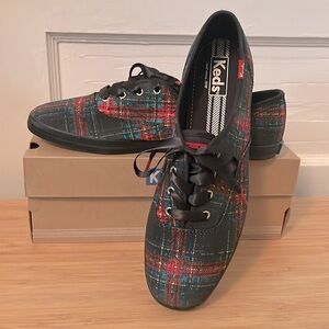 KEDS plaid rare sz10
